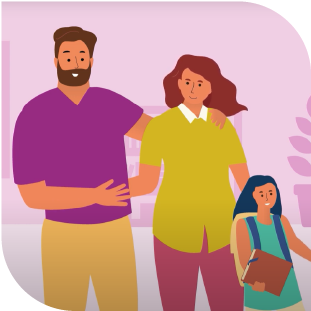 illustration famille