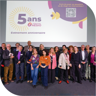 groupe de l'assemblée fondation AESIO 5ans