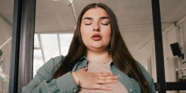 Femme anxieuse