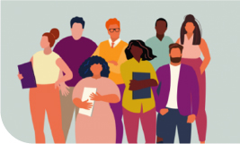 Illustration d'un groupe de personnes