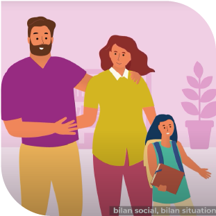 illustration famille