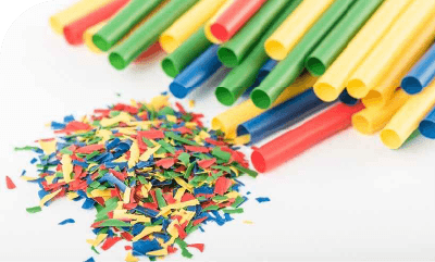 pailles qui s'effritent