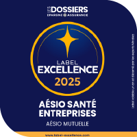 label Excellence 2025 AÉSIO Santé Entreprises