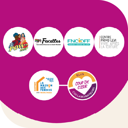 Des pastilles avec des logos à l'intérieur